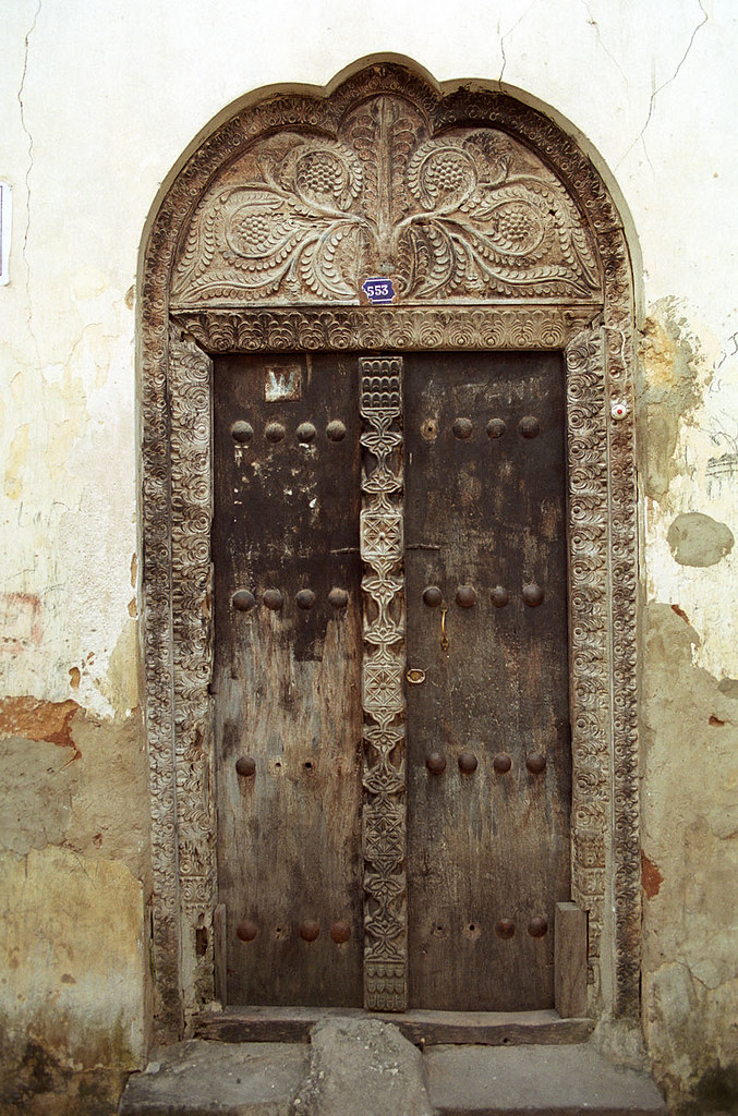 Zanzibar doors (18) See large on black Perhaps the most st… Flickr