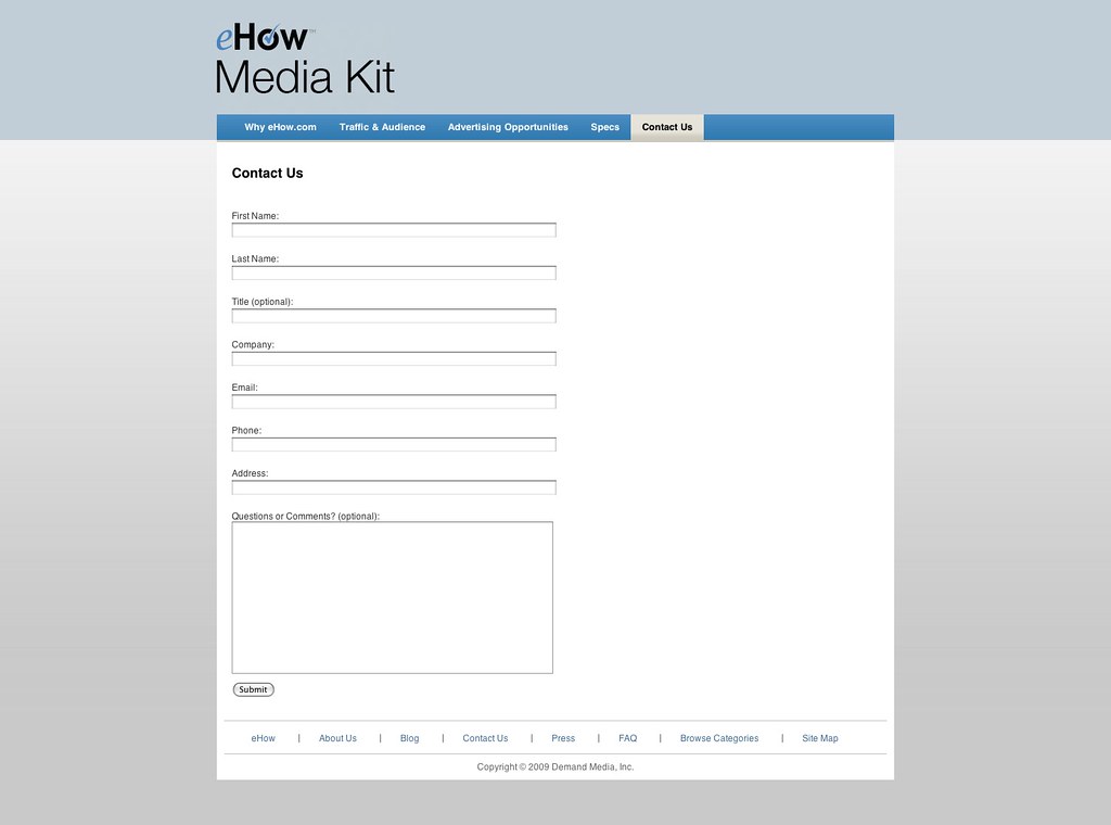 Media Kit Contact Us Flickr