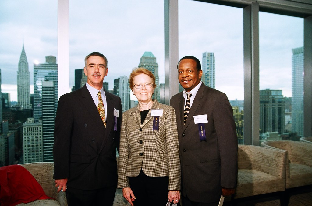 Bill Falahee, Diana Davenport, Larry Moreland Philanthropy New York