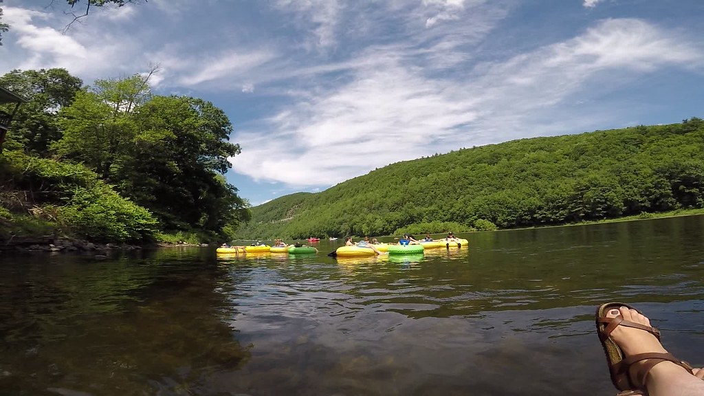 Tubing Down the Delaware River, PA jen Flickr