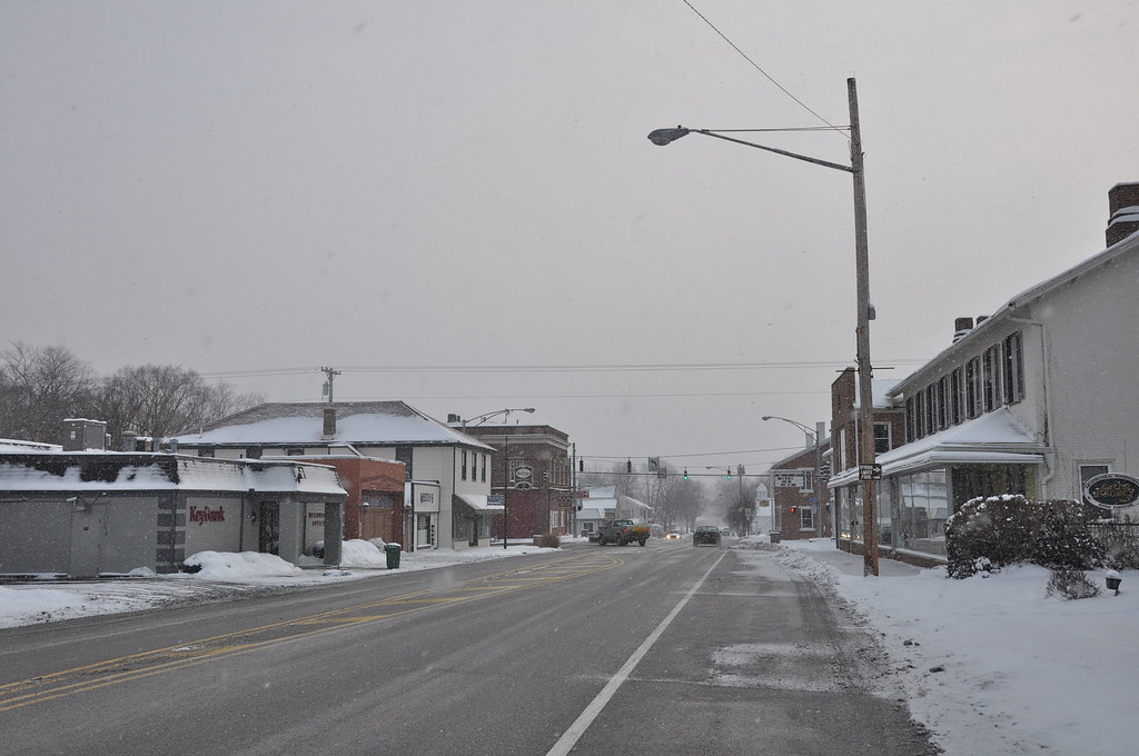 Approaching Downtown Bellbrook Brevort Flickr