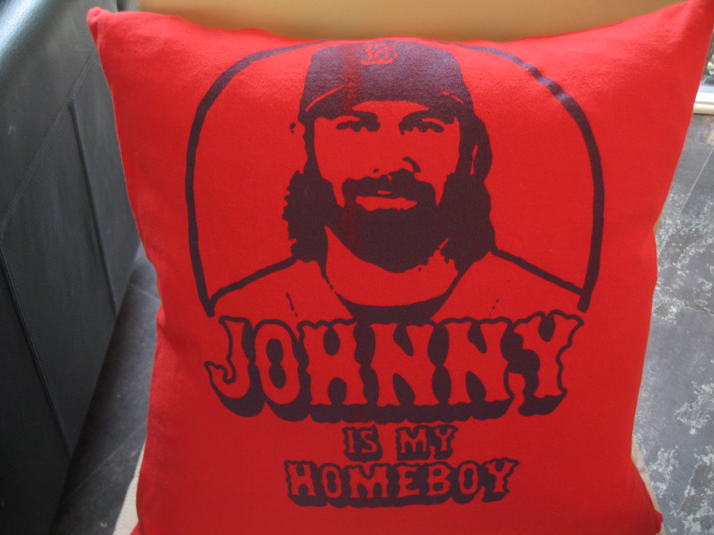 johnny is my homeboy pillow i made this today for erik fro… Flickr