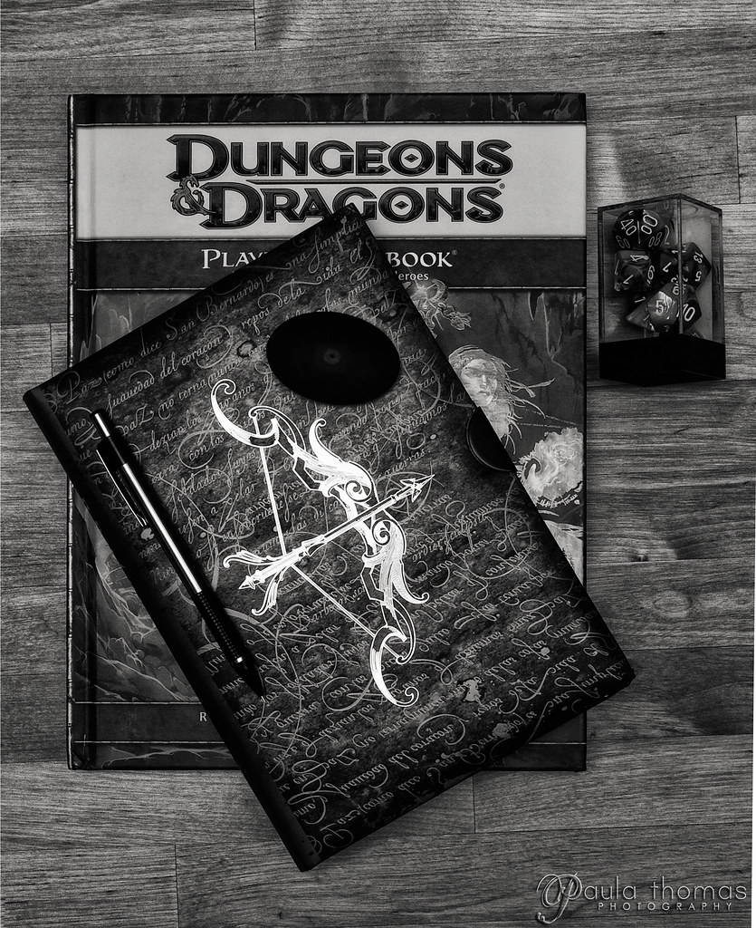 D&D Supplies Ready for some D&D this w/e. Our DM is ready … Paula