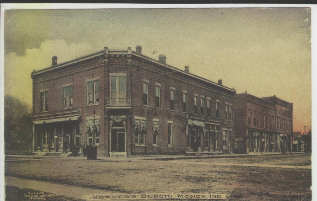Horner Block, Monon Indiana The magnificent Cornelius Mont… Flickr