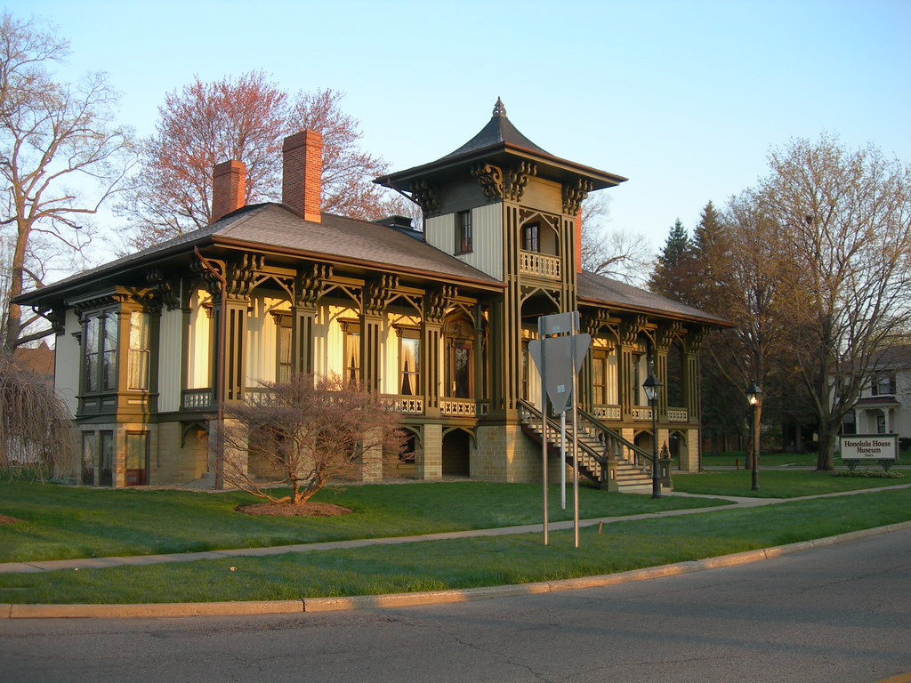 The Honolulu House Marshall, Michigan Historic marker www… Flickr