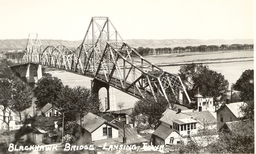 Black Hawk Bridge, Lansing, Iowa From the Wikipedia sit… Flickr