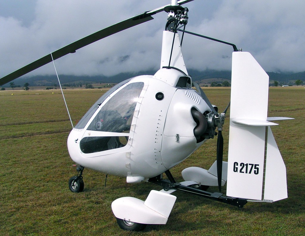 Newo gyrocopter Designed and manufactured by Owen Dull. Paul