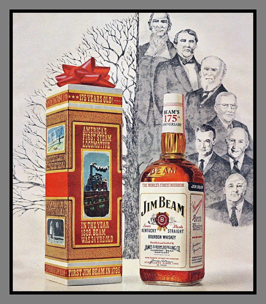 1969 Christmas ad for Jim Beam maria Flickr
