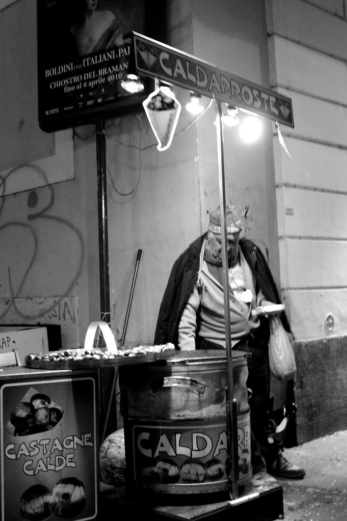 caldarrostaro 2 Roman slang for roasted chestnuts street … Daniele