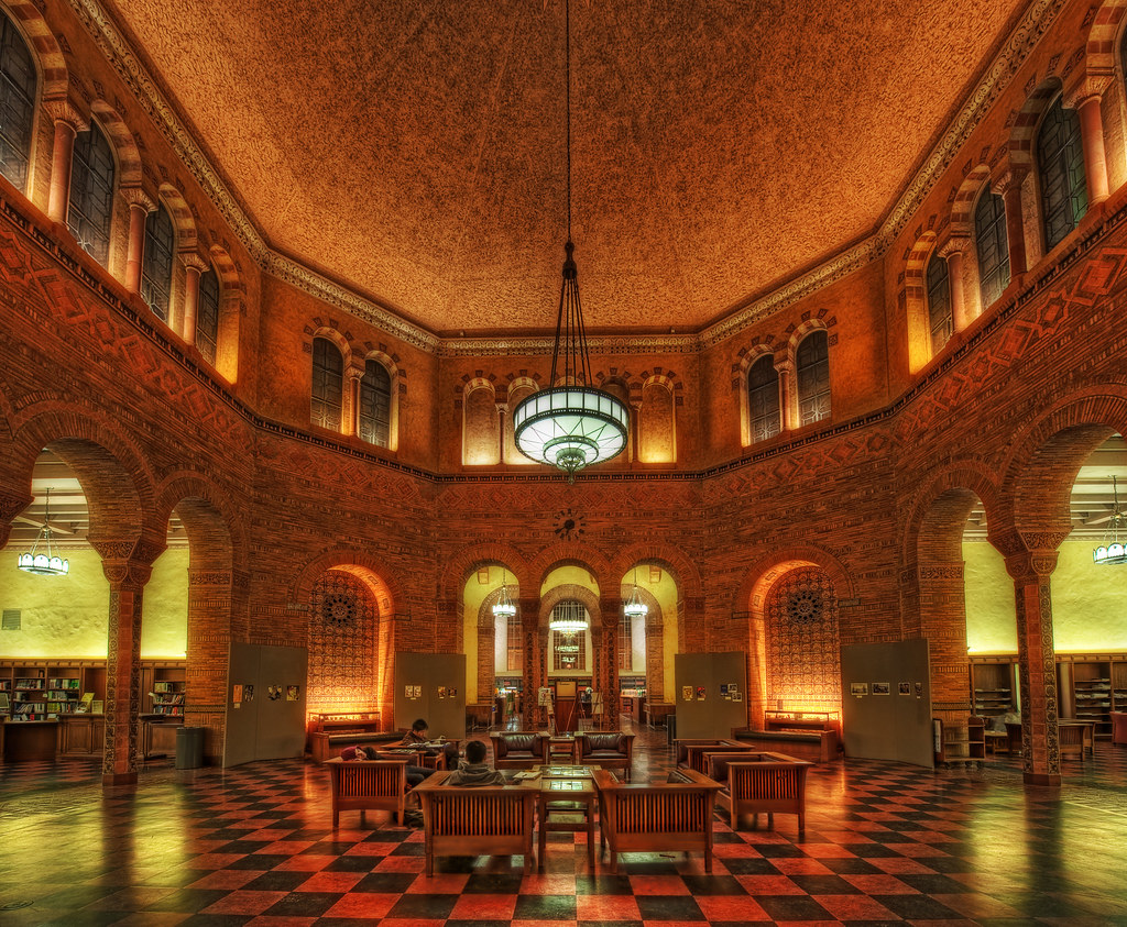 UCLA's Powell Library View Large on Black at www.thewindyp… Flickr