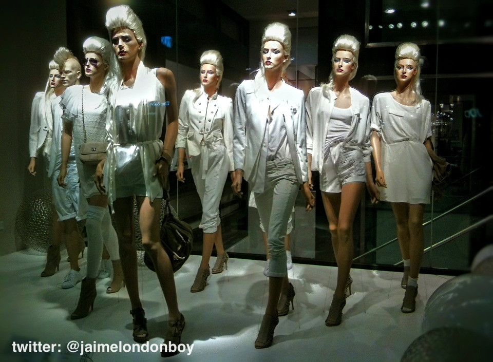 The ZARA store's great looking window dressing a photo on Flickriver
