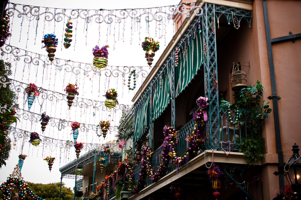 Christmas in New Orleans Square Some of the Christmas deco… Flickr