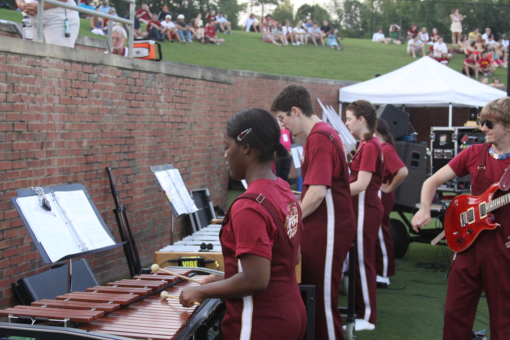 Elon Marching Band pit 2009 the pit during the game play… Flickr