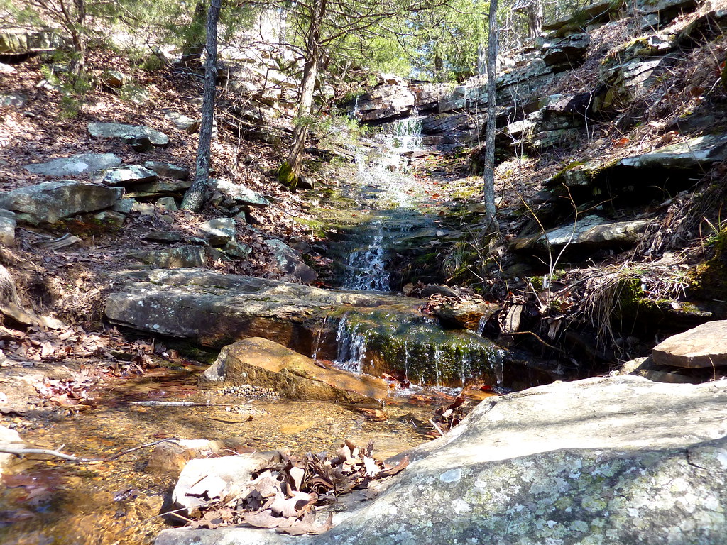 Gum Springs Trail Above the Waterfall Granger Meador Flickr