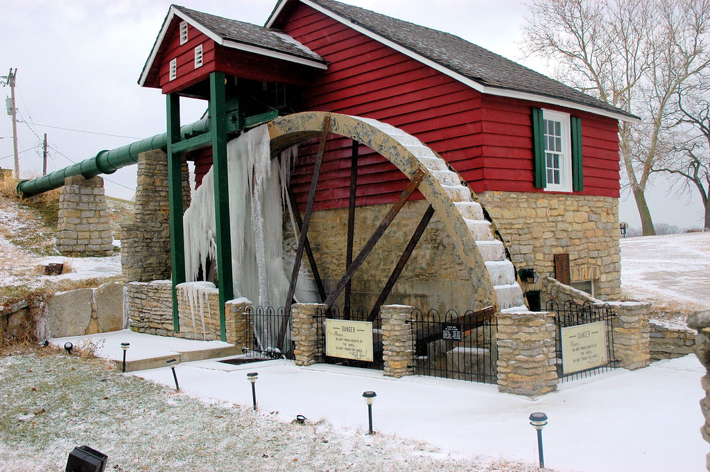 Water Wheel Farm Mill Union Township Miami County Oho Flickr