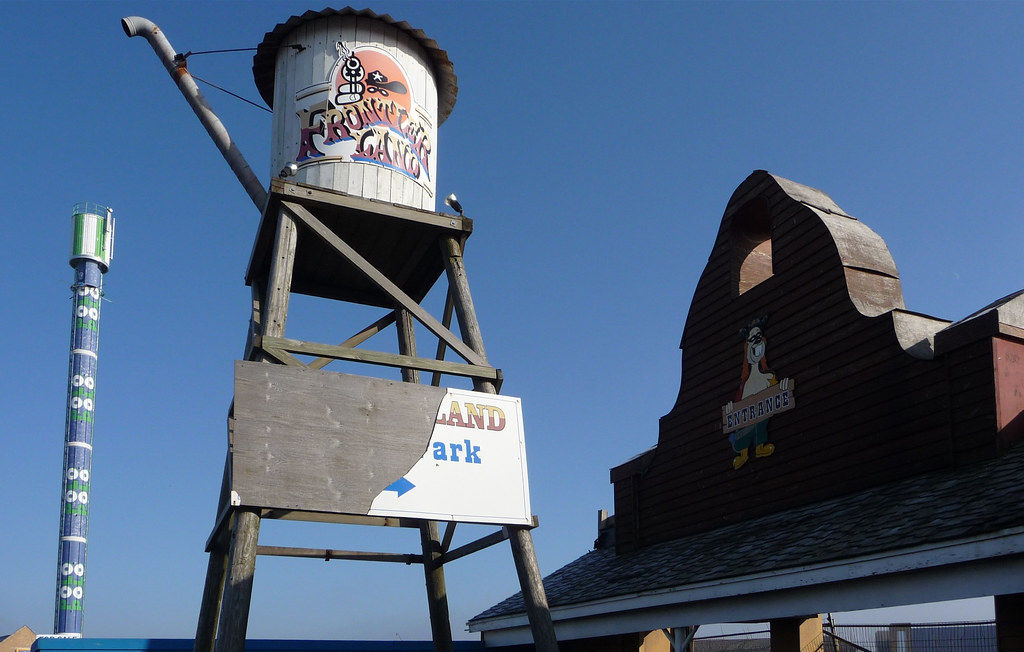 Frontier Land Today The 'Polo Tower' and entrance Terran Brown Flickr