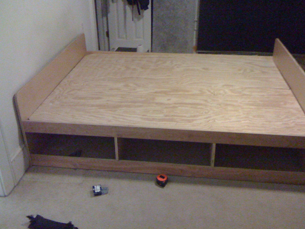 new bed assembled, no drawers yet bed complete, ready for … Flickr