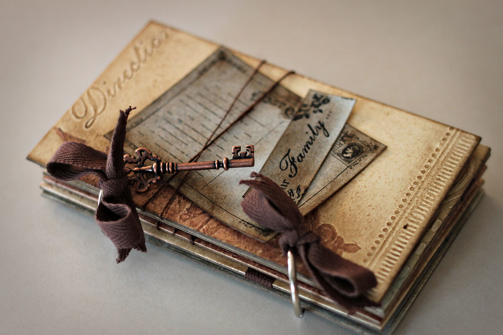 4365 My first chipboard book. Paulette Stewart Flickr