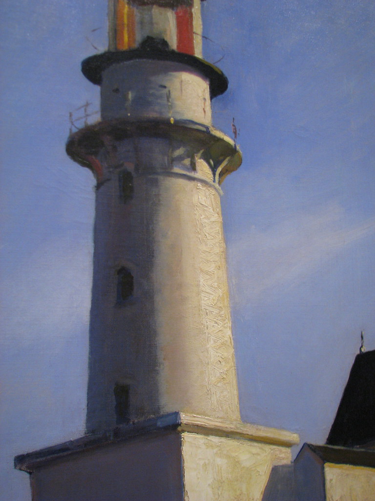 Edward Hopper, Lighthouse at Two Lights (detail) André Ricardo Flickr