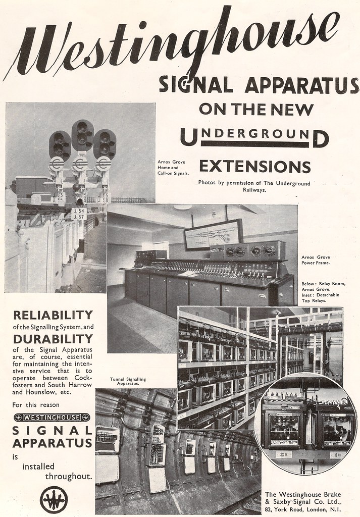 Westinghouse Signalling on London Underground, 1932 Flickr