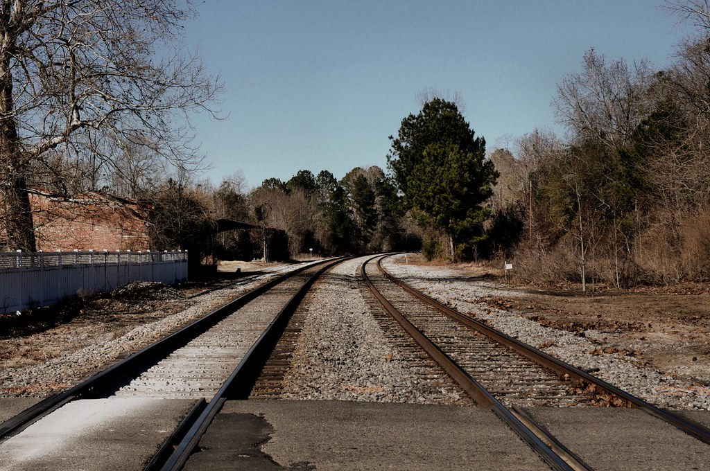 Down the Tracks Rocky Ford, Screven County, USA. … Flickr