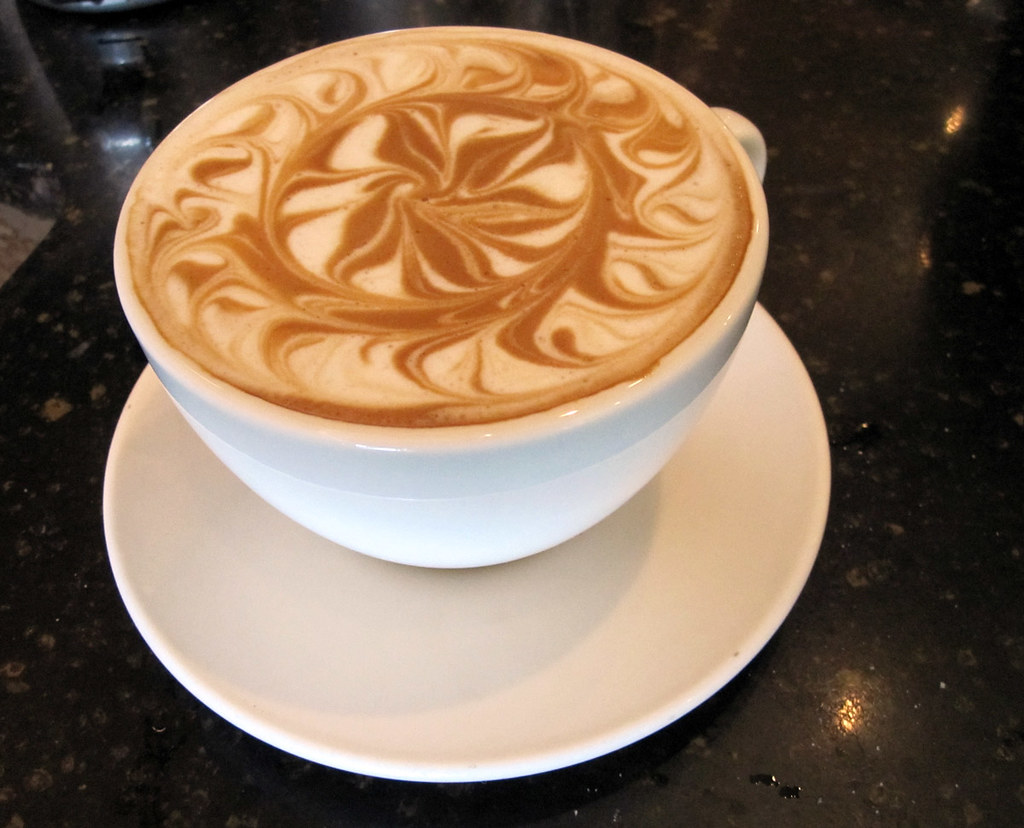 Fancy Latté Art by Kirsten D.! Grounds Flickr