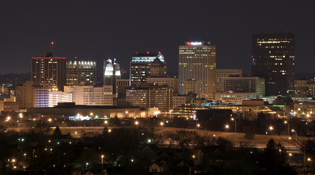 Downtown Dayton Taken from the highest point in Dayton, Oh… Flickr