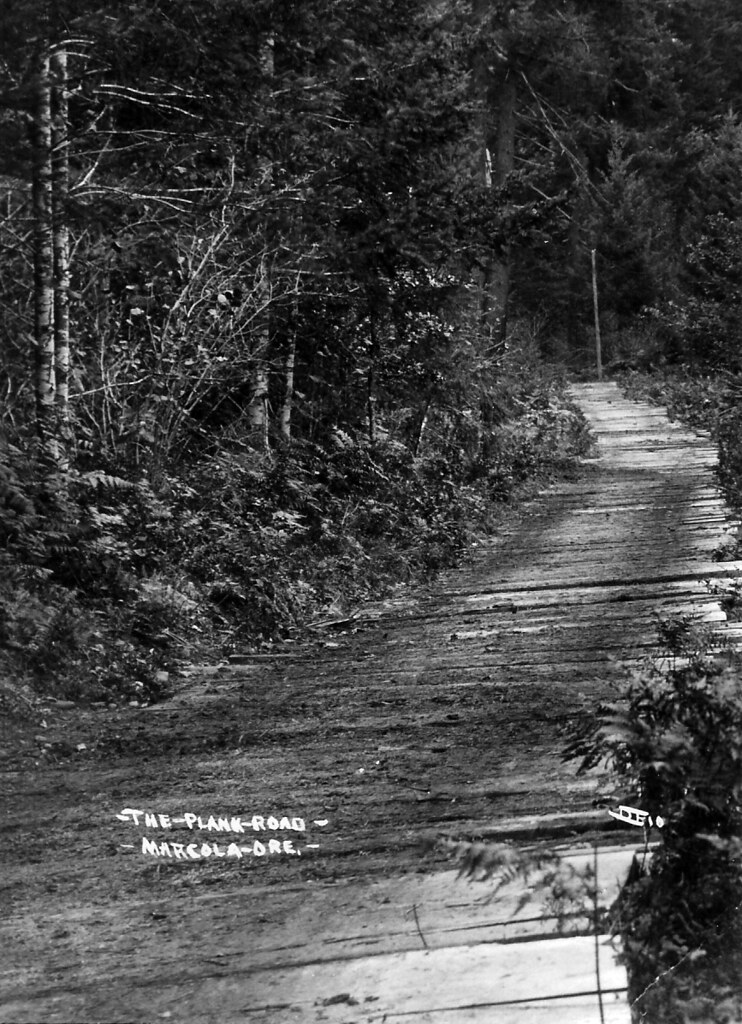 Old Marcola Oregon Planks or mud were your only choices in… Flickr