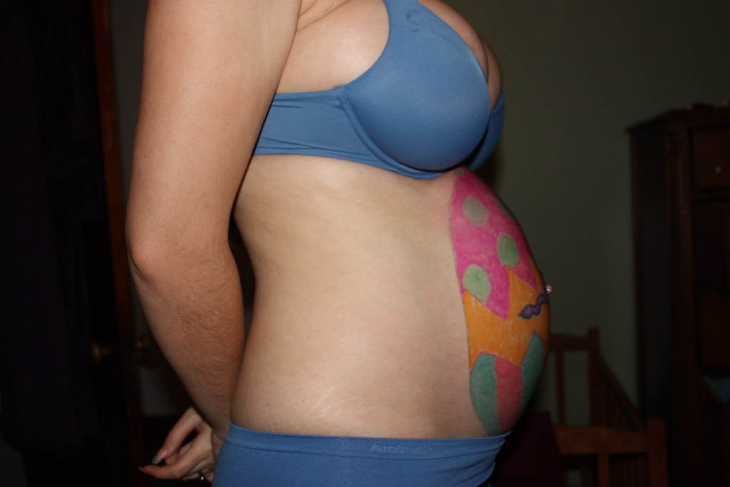 Pregnant Wife Easter Egg Belly Side Shawn Graham Flickr