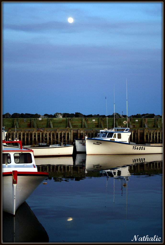 Au quai de PetitRocher. NouveauBrunswick Nathalie Thibeault Hachey