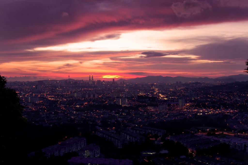 Ampang Lookout Point Sunset II Lookout Point is called P… Flickr