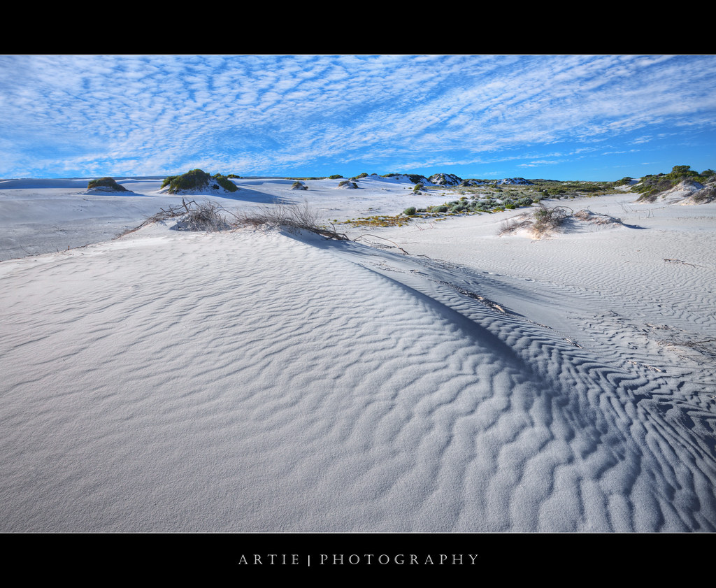 White Sand Dune at Hangover Bay, Nambung National Park, We