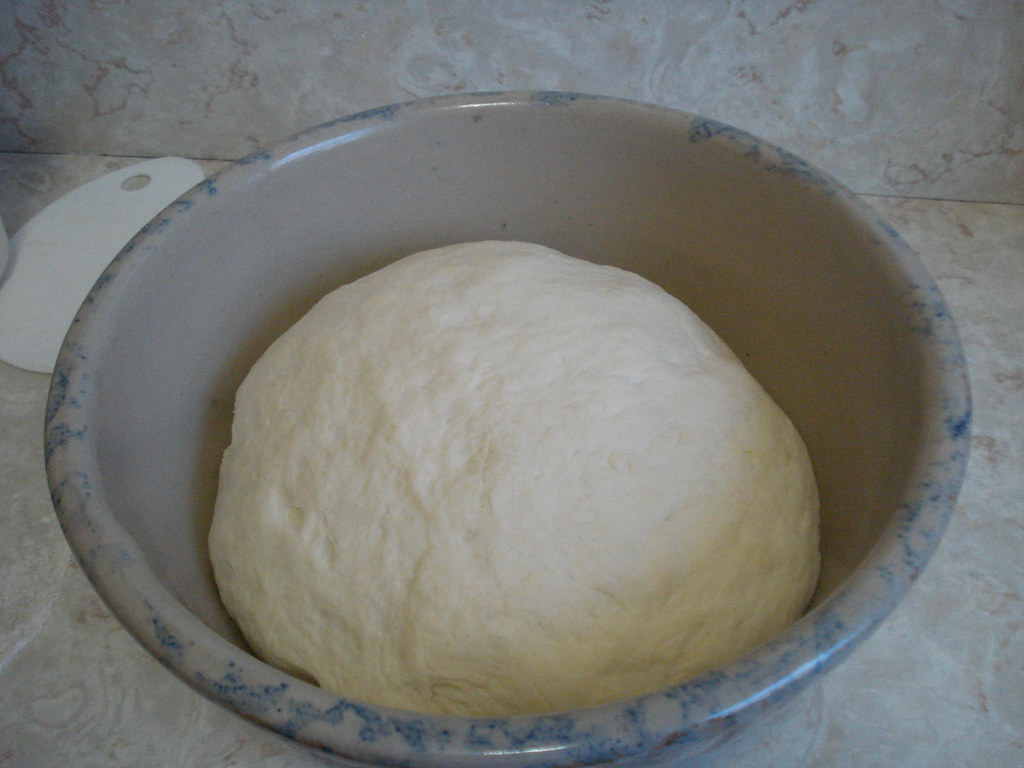 RisenDough Sour cream bread dough, after first rise Amy Stephenson