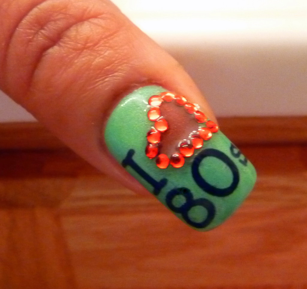 My 80's nail Just having fun with nail art.....Enjoy!!!! Nice Lil