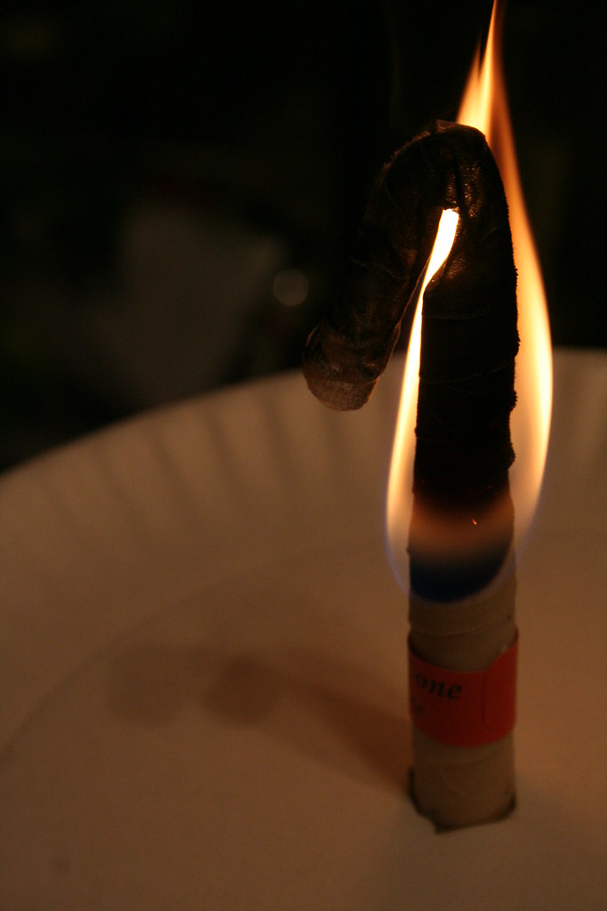 burning wax ohhaiye Flickr