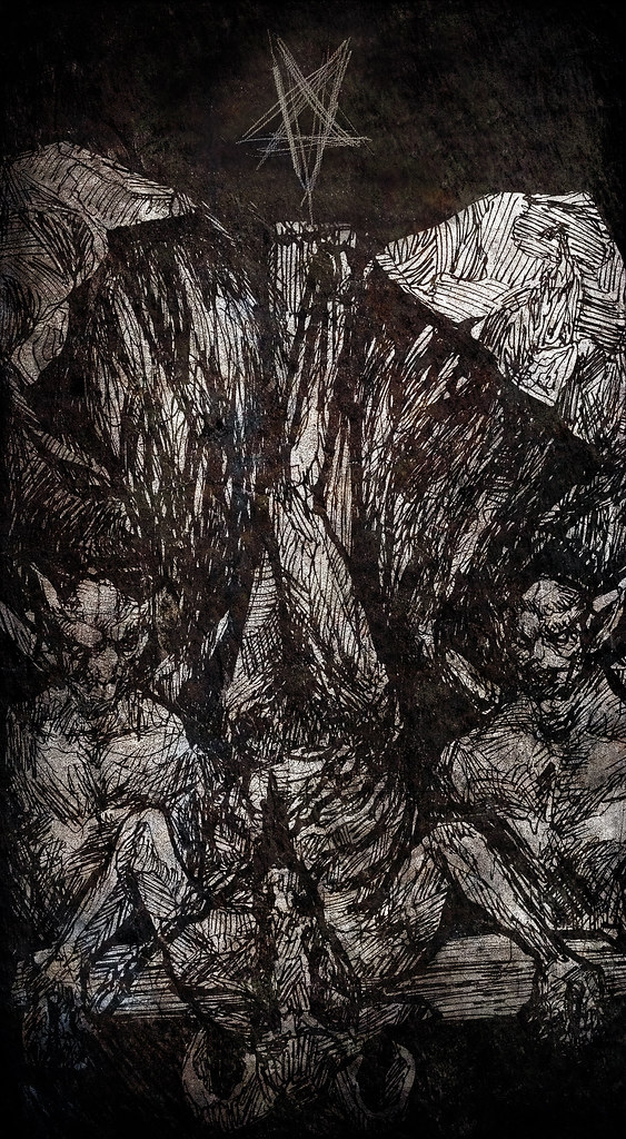 Black Metal Illustration ha1l s1taN 666 An illustration p… Flickr