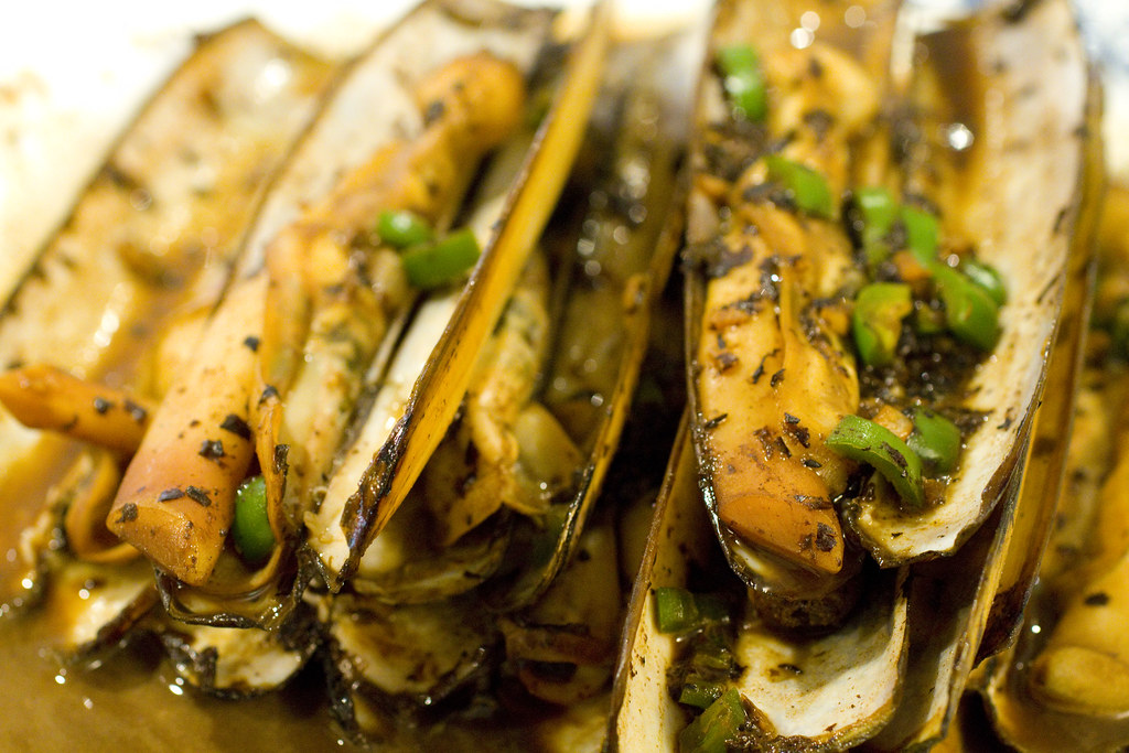 Razor Clams in Black Bean Sauce Jessica and Lon Binder Flickr