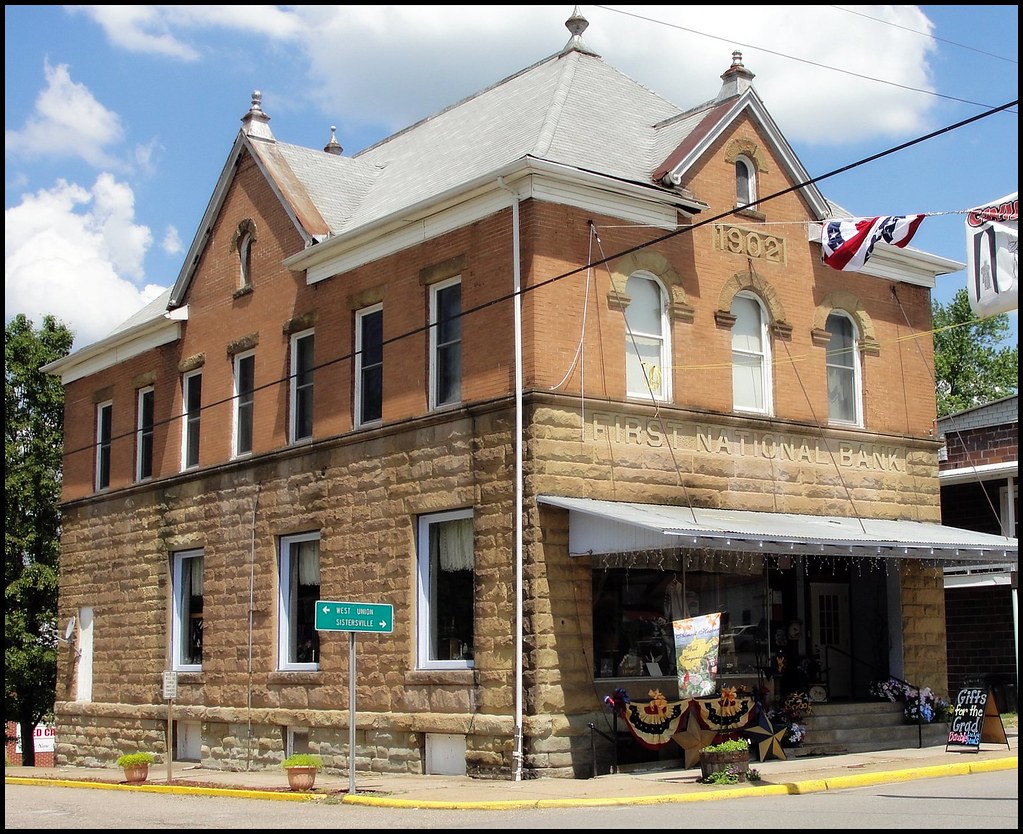 West Virginia Middlebourne This old bank has been conver… Flickr