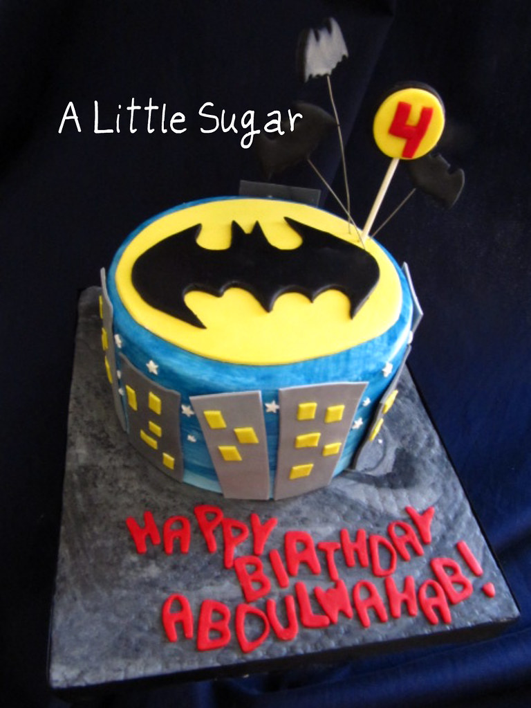 batman Chocolate cake with oreo butterceam Julie Tupper AlSaegh