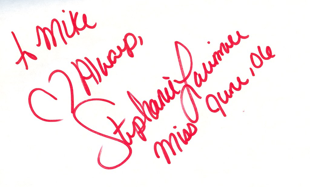 Stephanie Larimore Auto Book III Mike Warwick Flickr