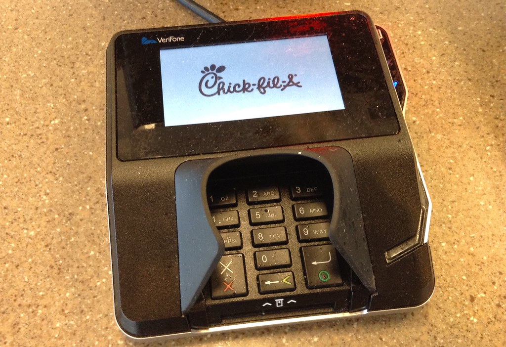 ChickFilA Credit Card ChickFilA Credit Card swipe read… Flickr