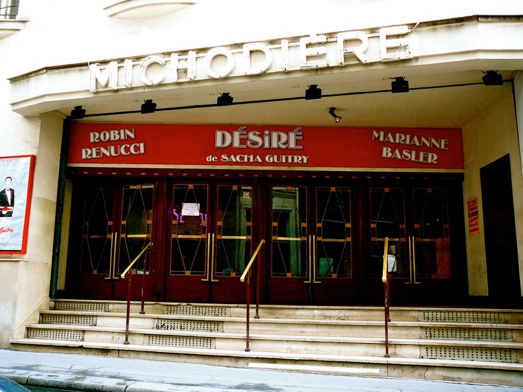 Théâtre parisien. Le théâtre de la Michodière est une sall… Flickr