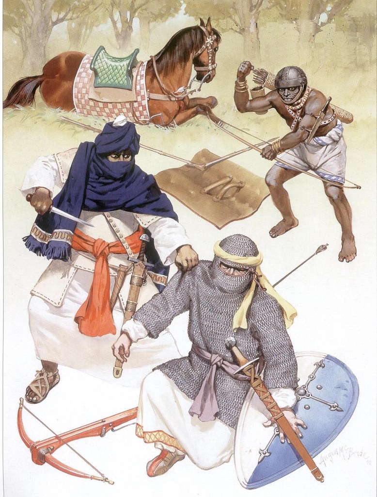 African Warriors illustration of angus mcbride showing a s… Flickr