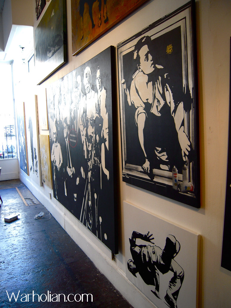 Graffiti / Street Artist Blek le Rat behind the scenes of … Flickr