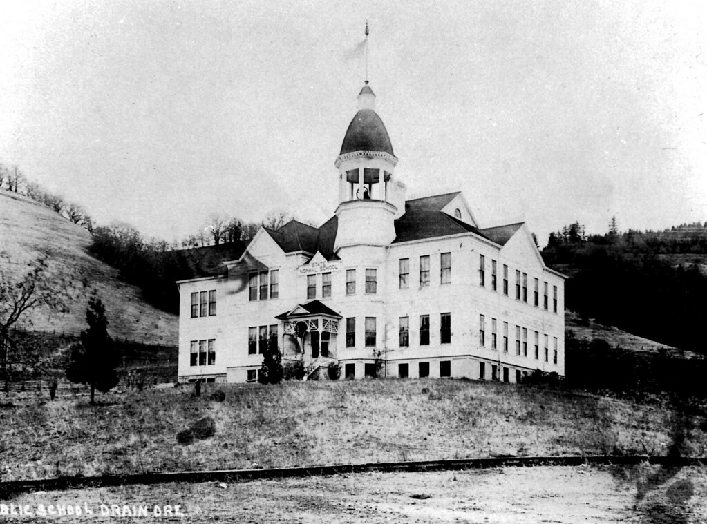 Drain Oregon Drain School. curtis Irish Flickr