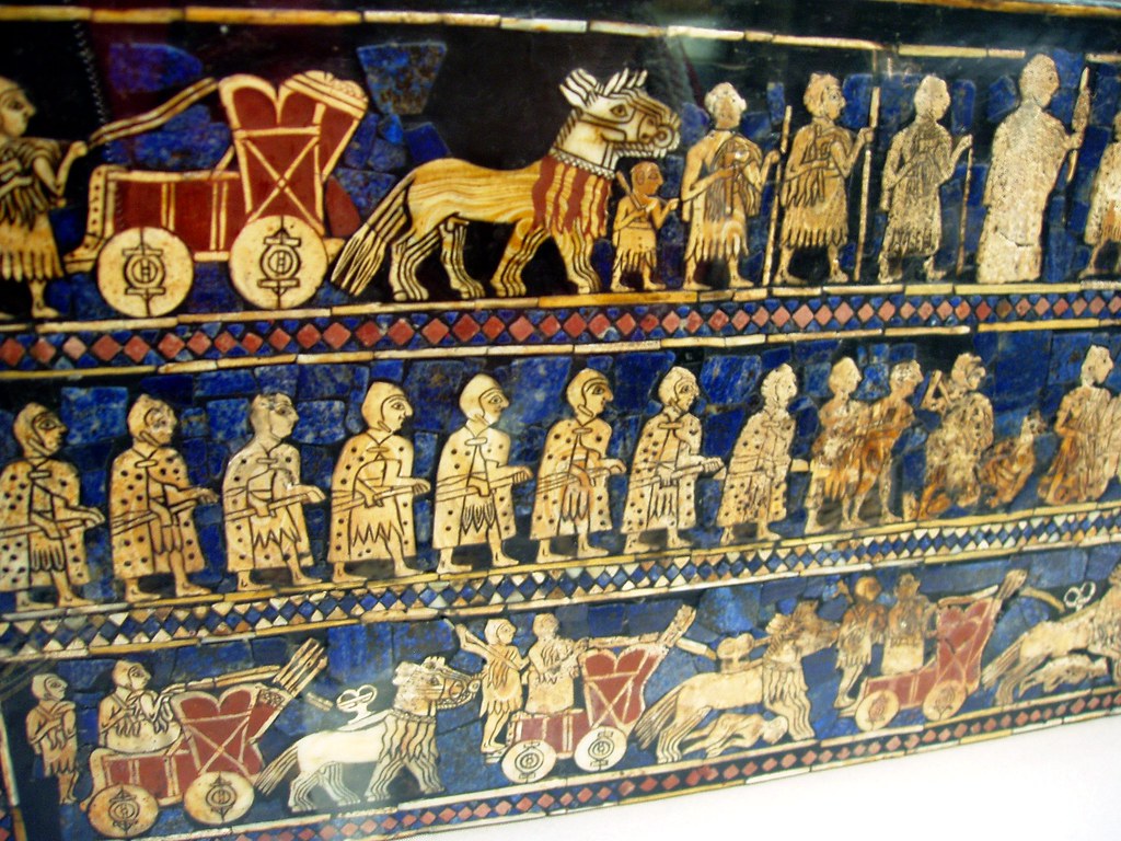 The Sumerian Standard of Ur Shows Scenes of