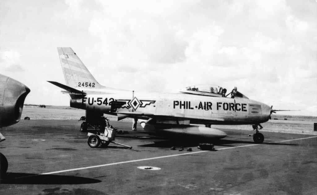 North American F 86F Saber jet, Philippine Air Force, Nickols Field