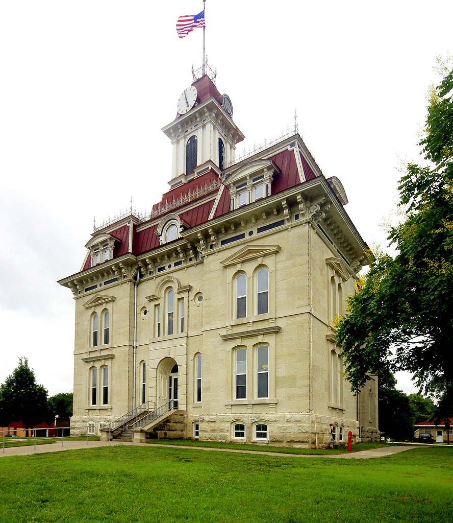 Chase County Courthouse Cottonwood Falls, Kansas. Built in… Flickr