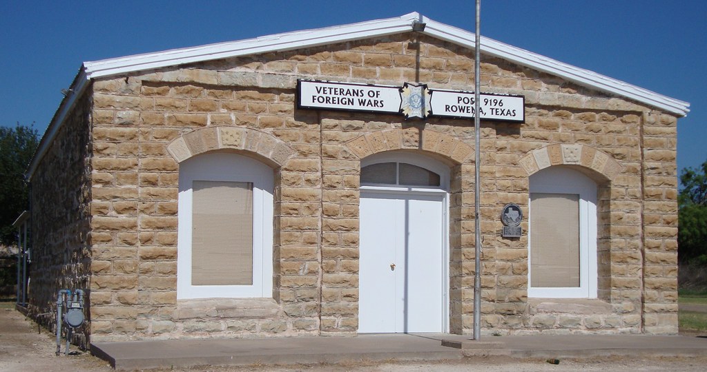 VFW Post 9196 (Rowena, Texas) Rowena is a small town cente… Flickr