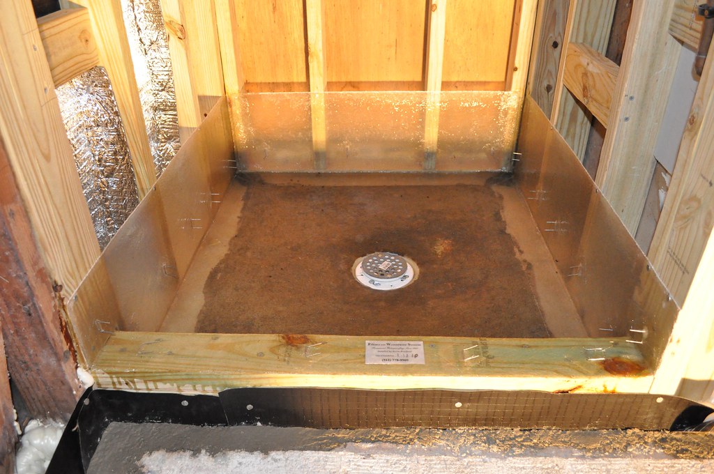 Waterproof fiberglass shower pan shakerdesigns Flickr